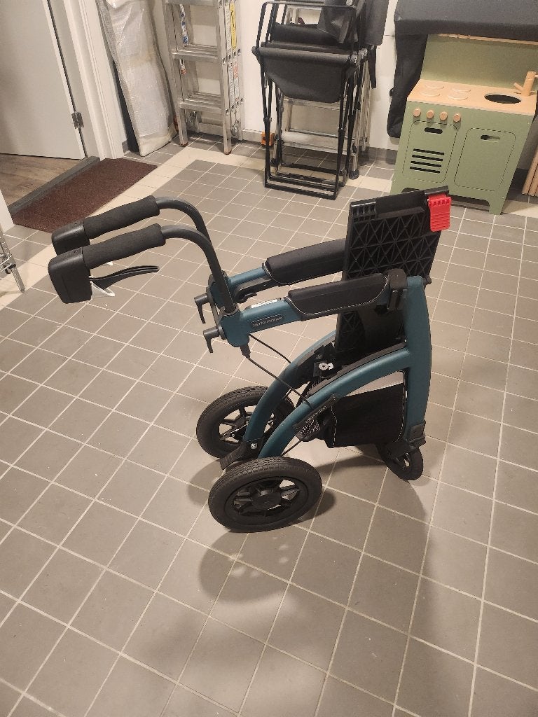 Rollz motion Performance Rollator/Rolstoel, Ophalen, Inklapbaar, Zo goed als nieuw, Duwrolstoel