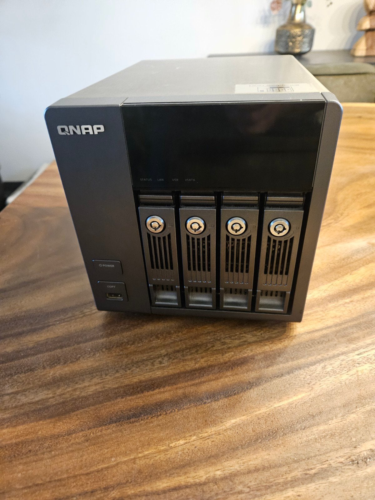 QNAP TS-410 NAS - 4-bay netwerkopslag, Computers en Software, NAS, Zo goed als nieuw, Ophalen of Verzenden