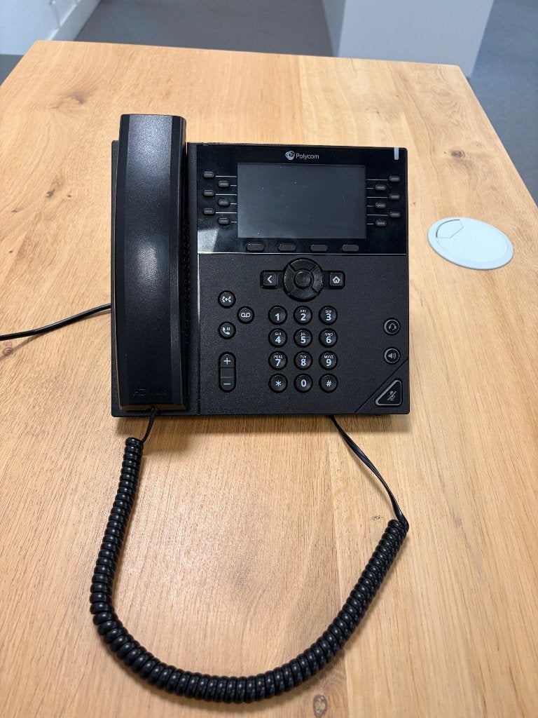 Polycom VVX450 en VVX401 VoIP telefoons - Gebruikt, Ophalen of Verzenden, Gebruikt