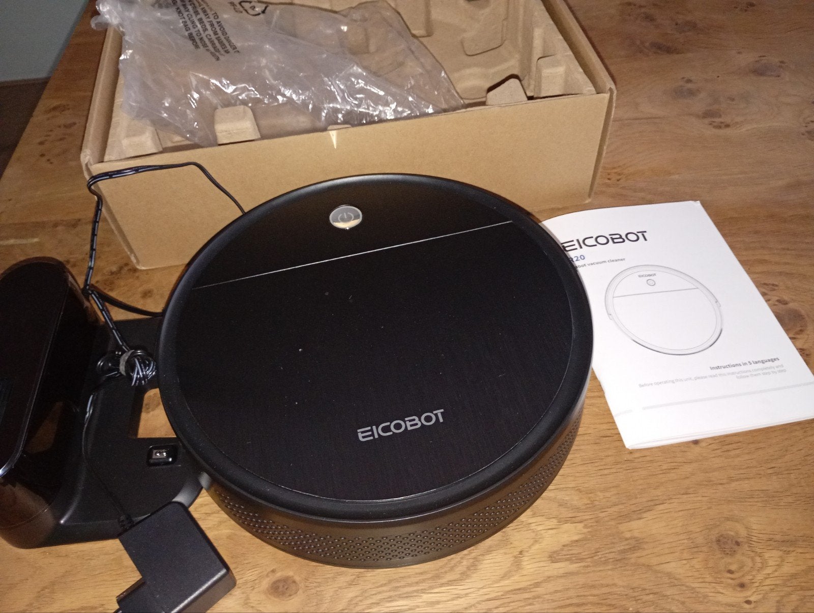 EICOBOT R20 Robotstofzuiger - Zwart, voor onderdelen, Ophalen of Verzenden, Nieuw