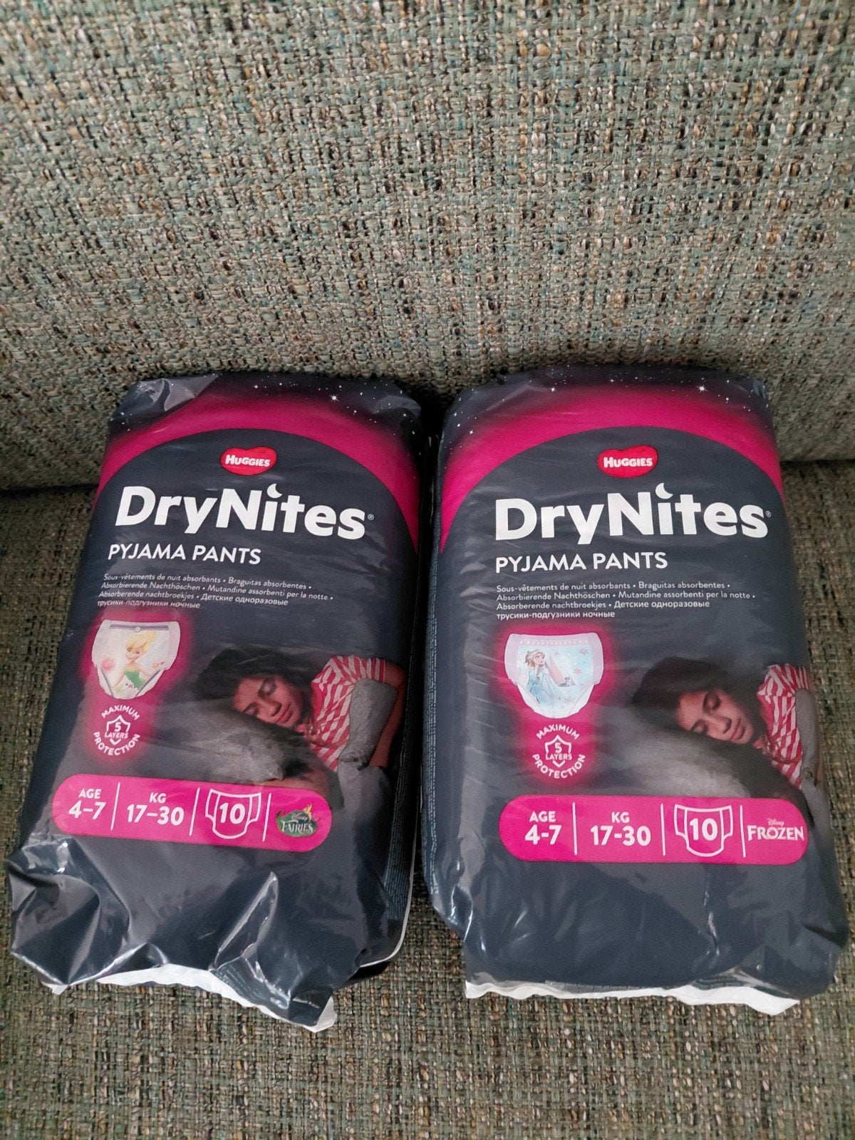 2 nieuwe pakken Huggies DryNites Pyjama Pants, Ophalen, Nieuw