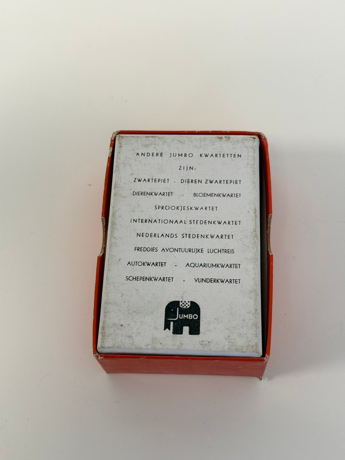 Vintage Jumbo Sportkwartet No15 - 36 kaarten nederlands 1950, Ophalen of Verzenden, Gebruikt, Kwartet(ten)