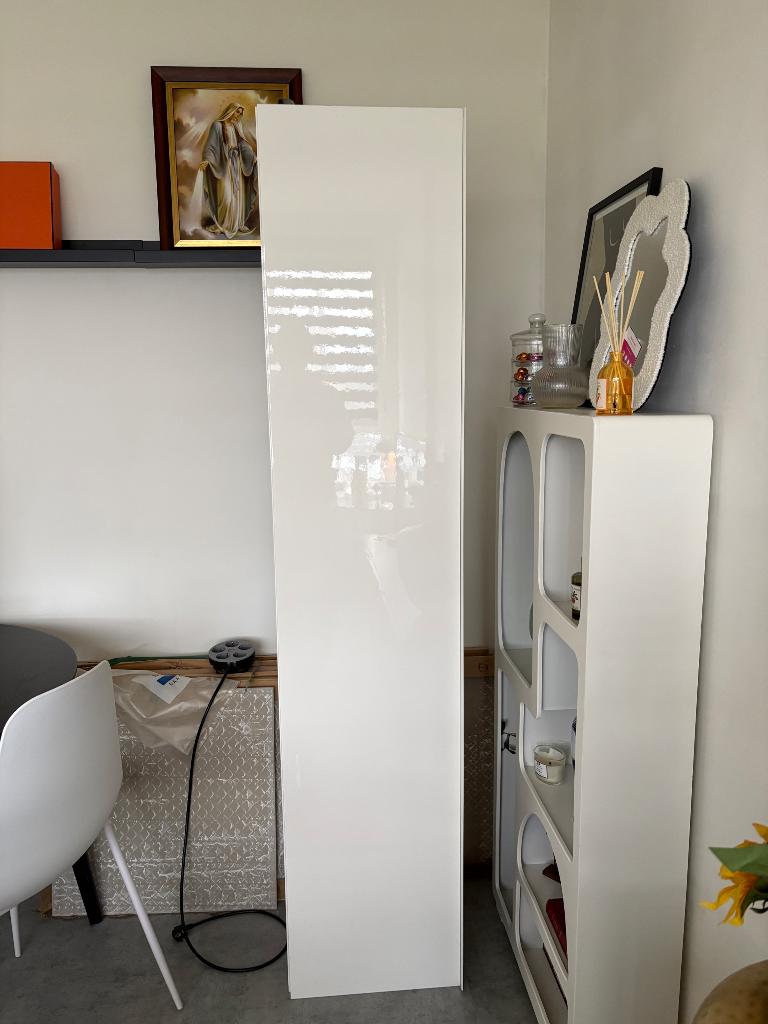 Badkamer meubel wit, Ophalen, (Half)hoge kast, 50 tot 100 cm, Zo goed als nieuw