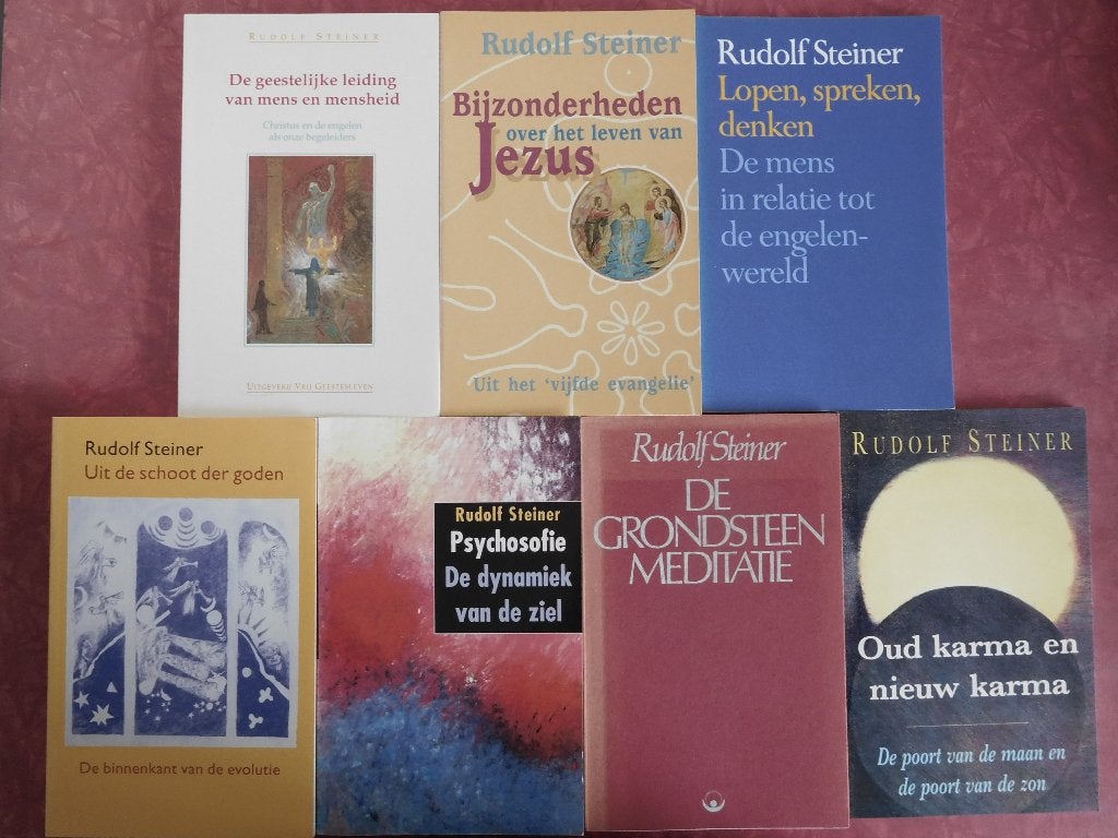 7 x Rudolf Steiner De geestelijke leiding van mens en mens, Boeken, Ophalen of Verzenden, Zo goed als nieuw, Overige onderwerpen
