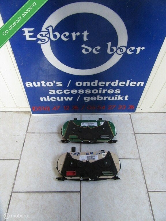 8 x Tellerklok kilometer teller Vivaro, Trafic 2001 t/m 2014, Auto-onderdelen, Gebruikt, Ophalen of Verzenden