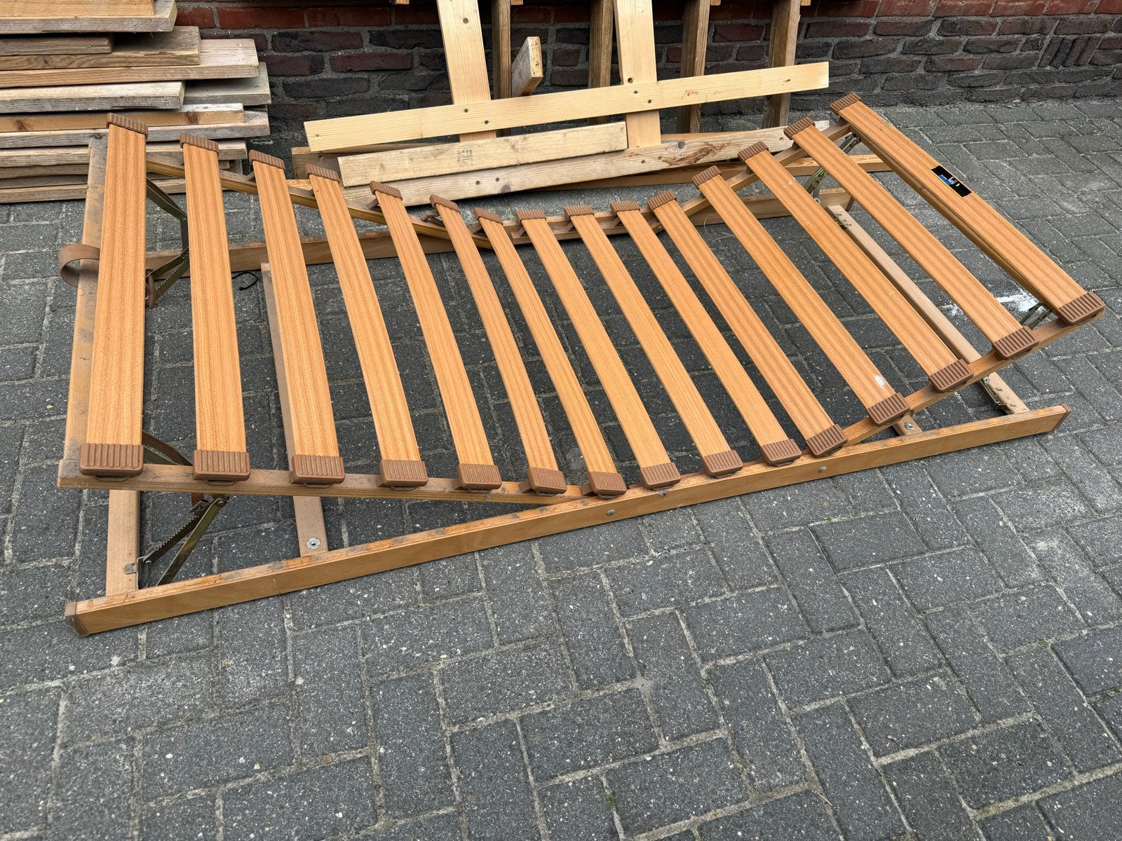 Verstelbare lattenbodem 90x190 cm - Gratis af te halen, Ophalen, Gebruikt, 90 cm, Eenpersoons