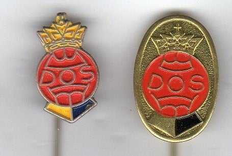 2 speldjes DOS UTRECHT VOETBAL (A7), Ophalen of Verzenden, Gebruikt, Overige onderwerpen