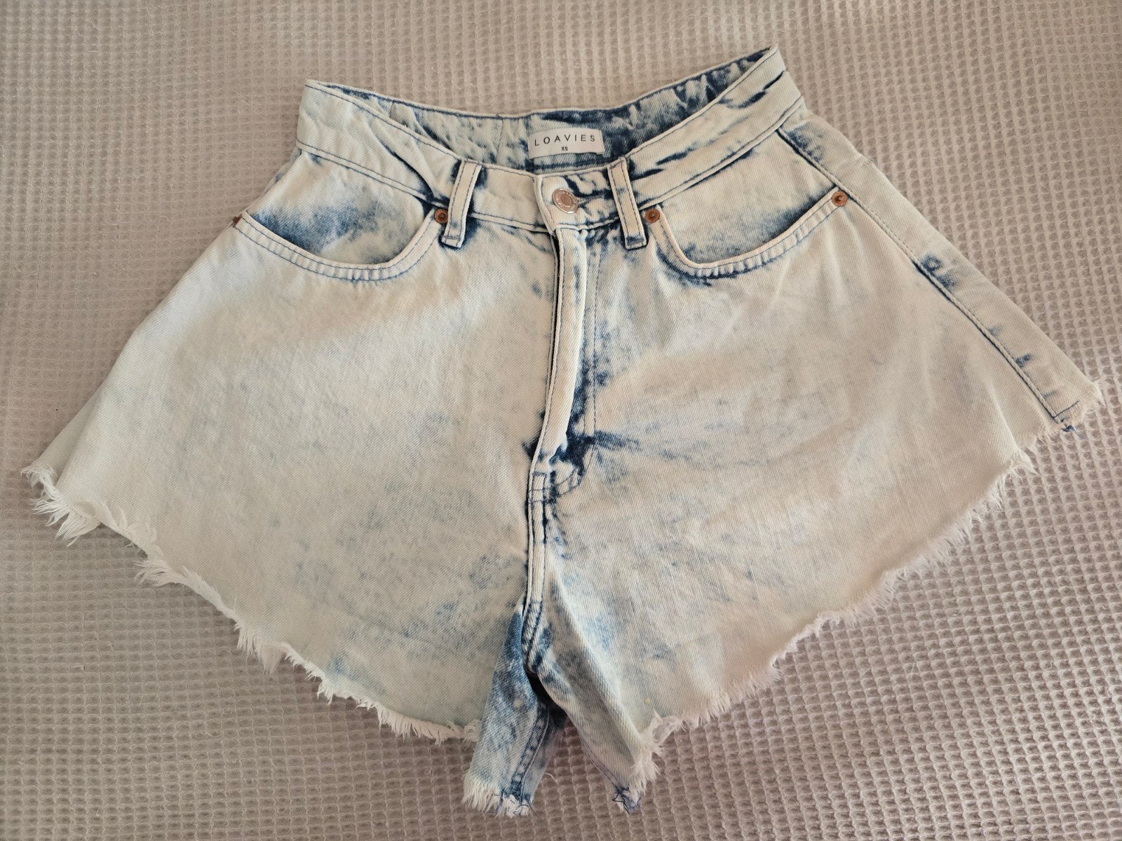 Loavies denim short, Kleding | Dames, Kort, Blauw, Ophalen of Verzenden, Maat 34 (XS) of kleiner
