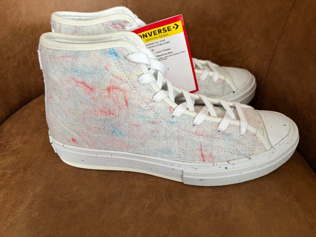 Converse - Renew Chuck 70 Hi Sample  'Redux Scrap' mt 42,5, Wit, Nieuw, Ophalen of Verzenden, Sneakers of Gympen