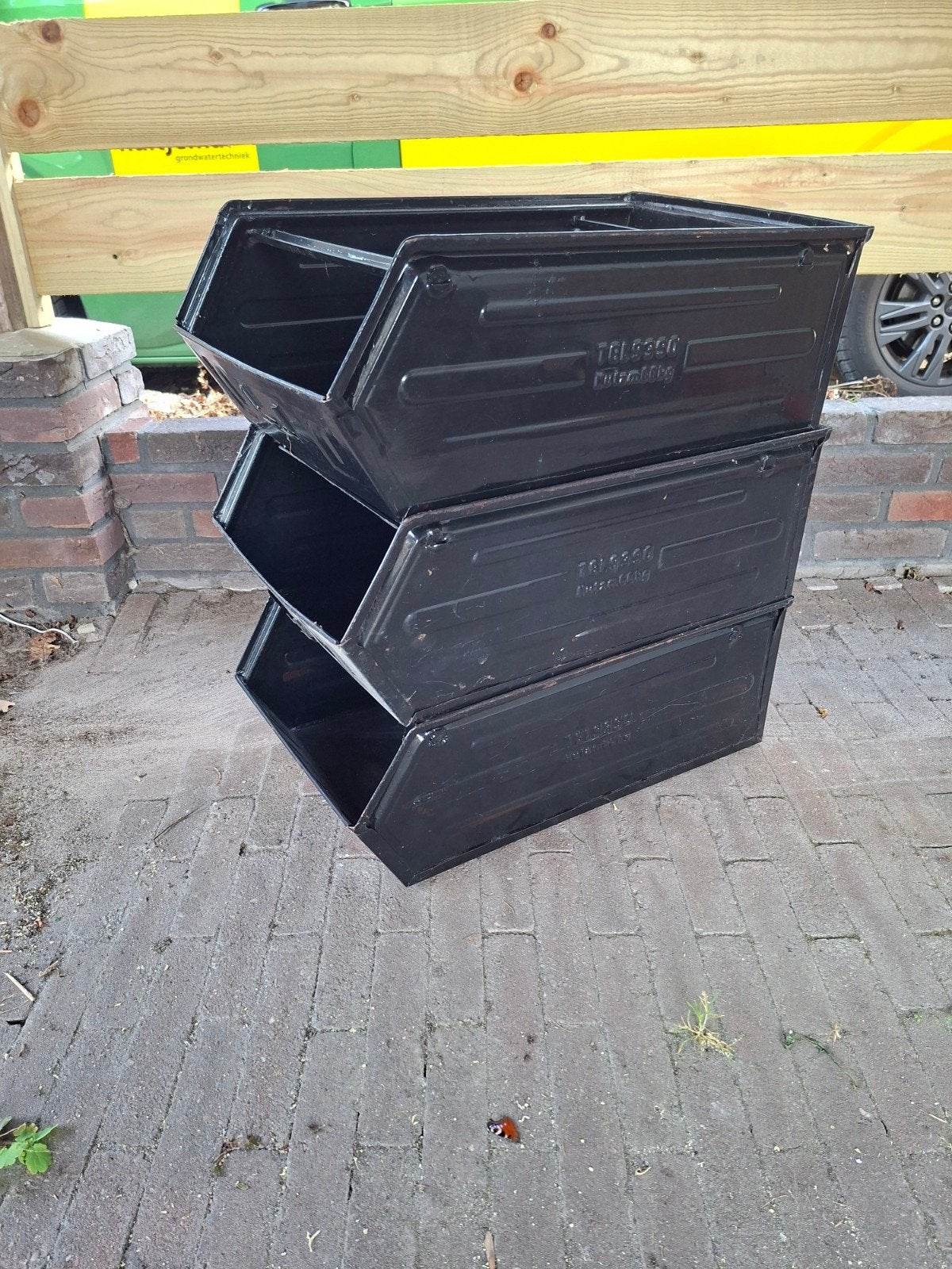 8x Gruttersbakken / Magazijnbakken 55x33x21cm, Ophalen, Minder dan 50 cm, Gebruikt, 50 tot 100 cm