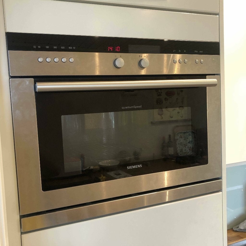 Siemens Inbouw Combi-Oven / Magnetron (HB86Q560N)-Topstaat!, Witgoed en Apparatuur, Ophalen, 45 tot 50 cm, 60 cm of meer, Siemens