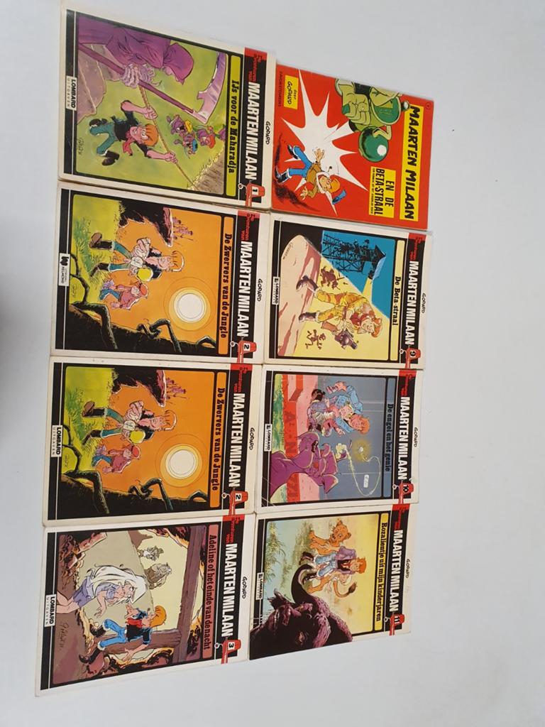 Maarten Milaan strips, Boeken, Stripboeken, Meerdere stripboeken, Ophalen of Verzenden, Zo goed als nieuw