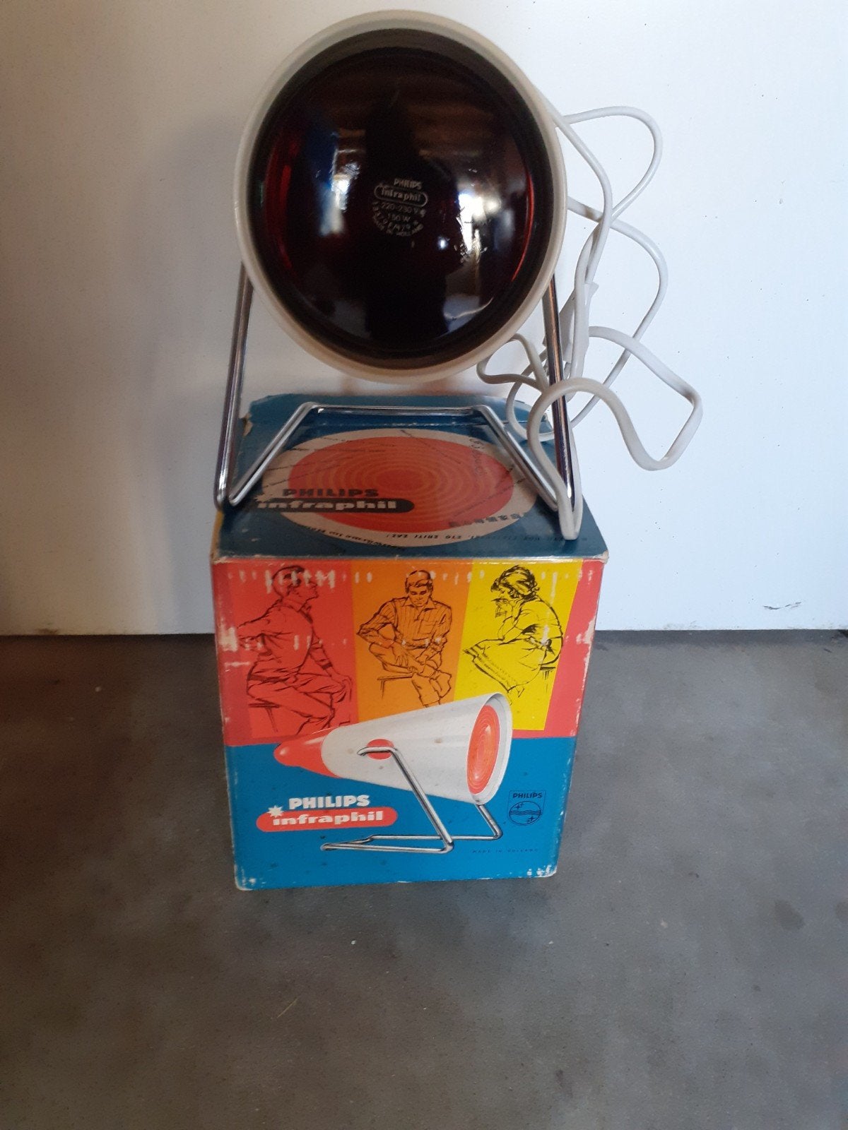 phillips infrarood lamp, Ophalen, Zo goed als nieuw, Bal
