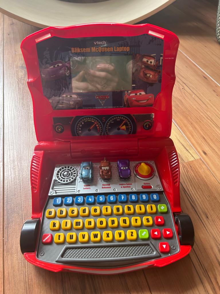 VTech Bliksem McQueen Laptop - Educatief Speelgoed, Ophalen of Verzenden, Gebruikt, 2 tot 4 jaar
