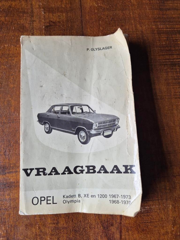 Vraagbaak Handleiding boek Opel Kadett En Opel Olympia, Ophalen of Verzenden