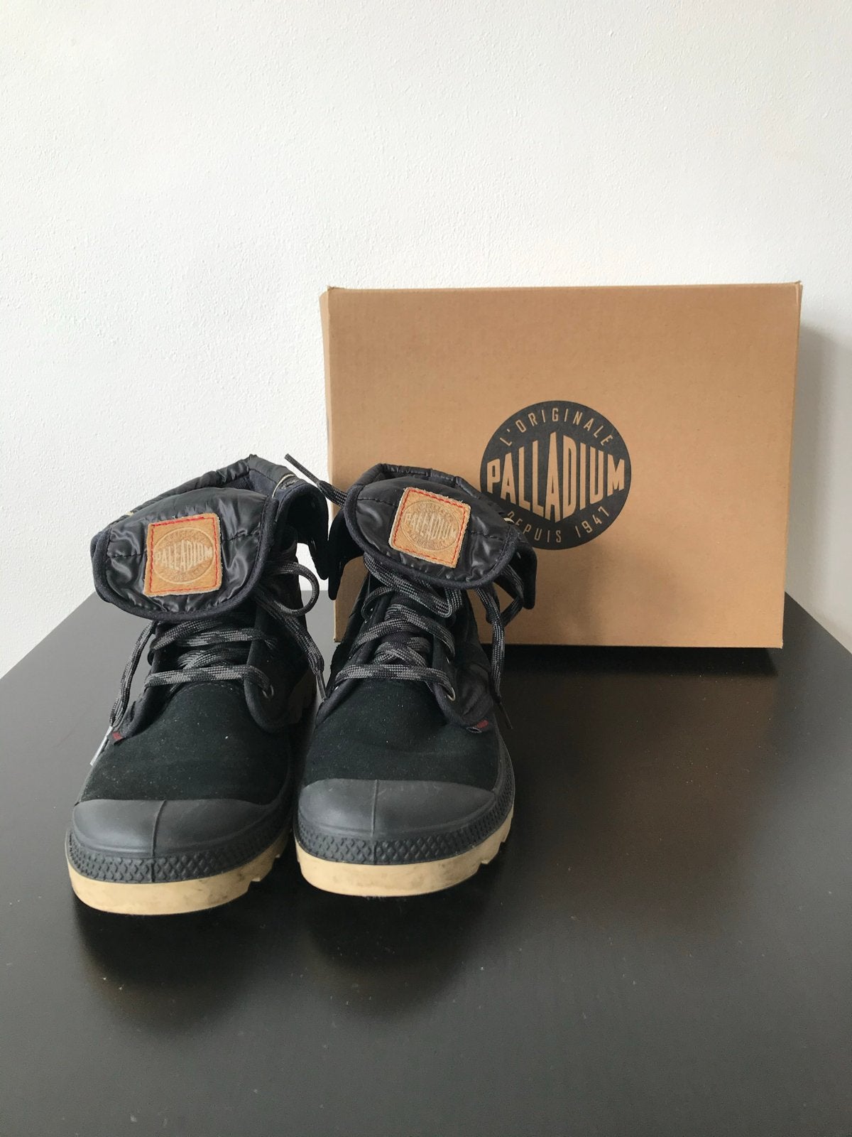 Palladium Pallabrouse Baggy EX, Kleding | Dames, Schoenen, Ophalen of Verzenden, Zo goed als nieuw, Zwart, Lage of Enkellaarzen
