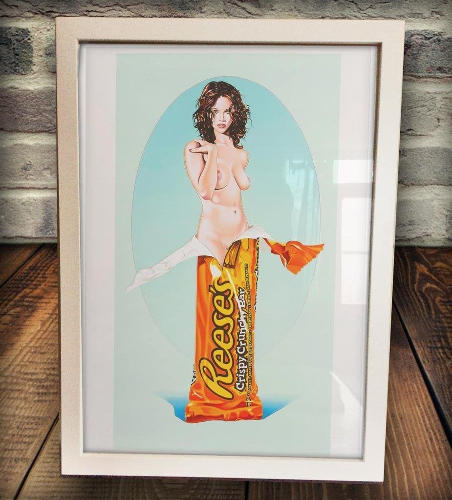 M. Ramos PIN UP erotische Affiche Poster in Frame, Verzenden