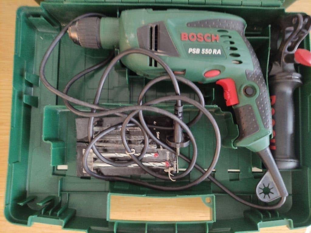 Bosch PSB 550 RA klopboormachine, Doe-het-zelf en Verbouw, Boormachine, Ophalen of Verzenden, Zo goed als nieuw, Klopboormechanisme