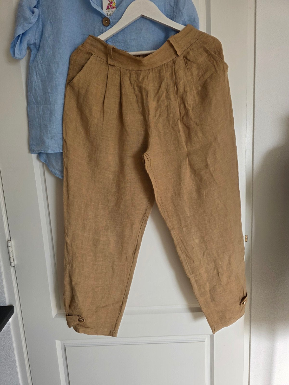 Pantalon puur linnen maat L, Ophalen of Verzenden, Nieuw, Maat 48/50 (M)