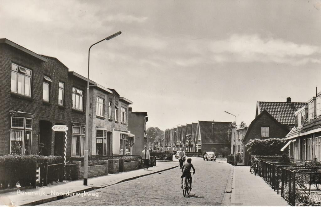 Beverwijk Noorderwijkweg, Ophalen of Verzenden, 1940 tot 1960, Ongelopen, Noord-Holland