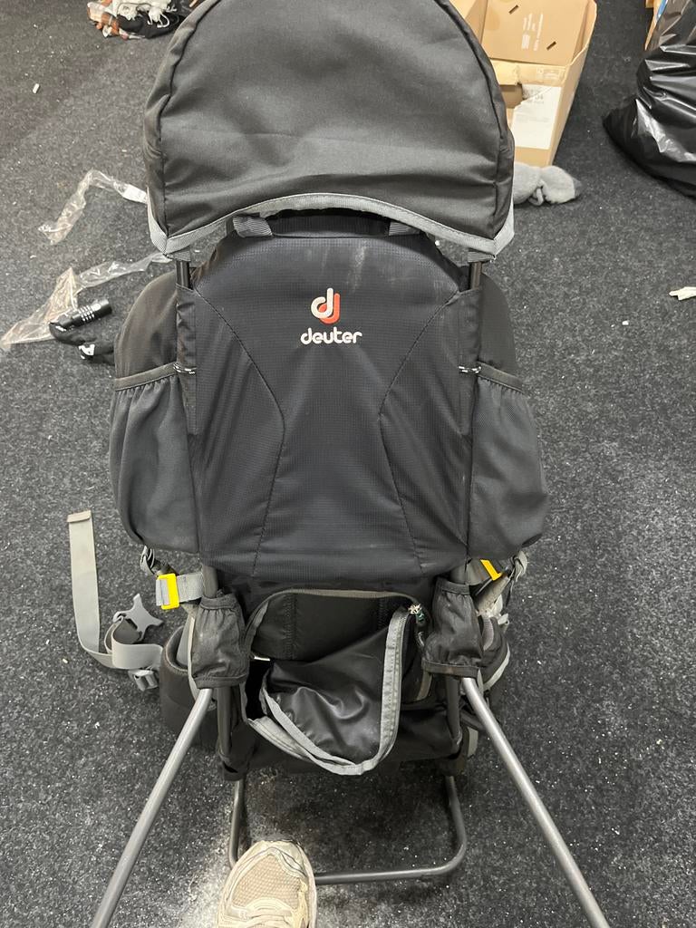 Deuter Kid Comfort Babydrager Rugzak - Ideaal voor Wandelen, Overige merken, Gebruikt, Ophalen of Verzenden, Rug