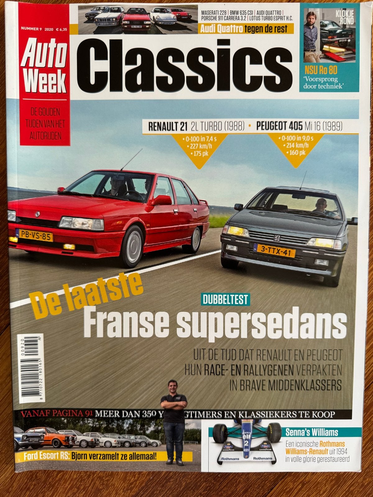 AutoWeek Classics nr. 9 2020: Franse supersedans, Boeken, Ophalen of Verzenden, Gelezen, Algemeen