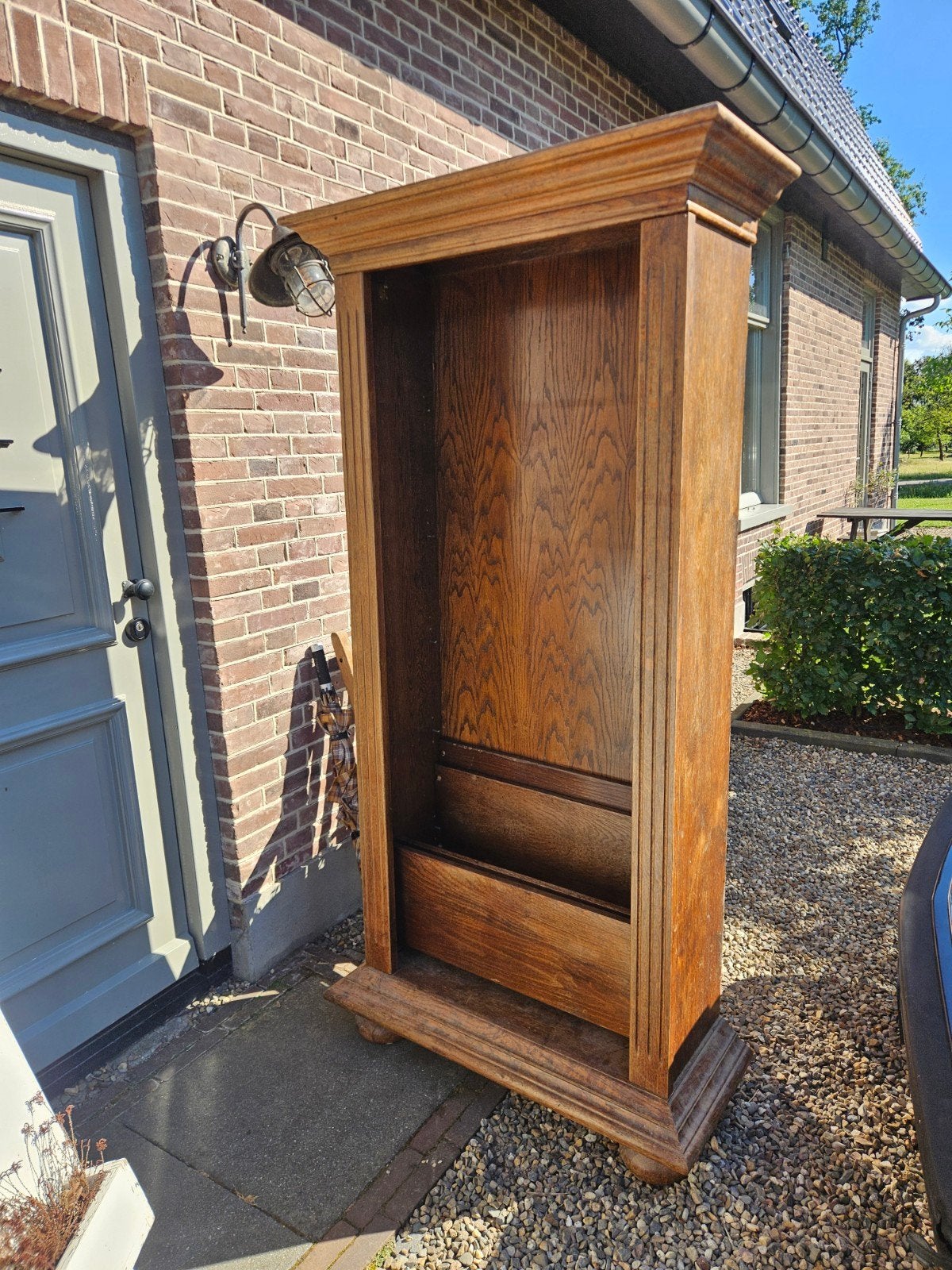 Massief eikenhouten boekenkast, Ophalen of Verzenden