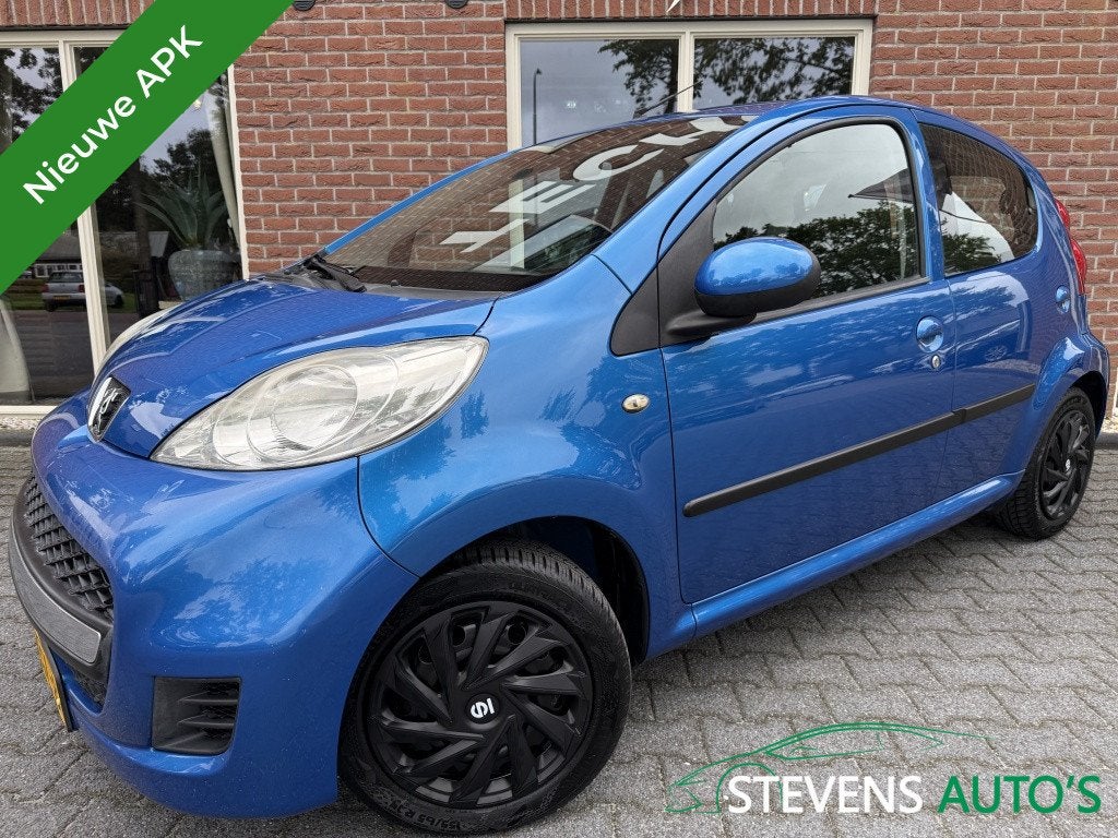 Peugeot 107 1.0-12V XR NIEUWE APK / RIJDT GOED / RIJKLAAR, Auto's, Voorwielaandrijving, Stof, Gebruikt, Zwart