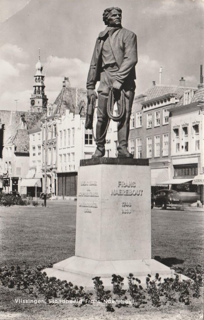 VLISSINGEN Standbeeld Frans Naerebout, Verzenden, 1960 tot 1980, Gelopen, Zeeland