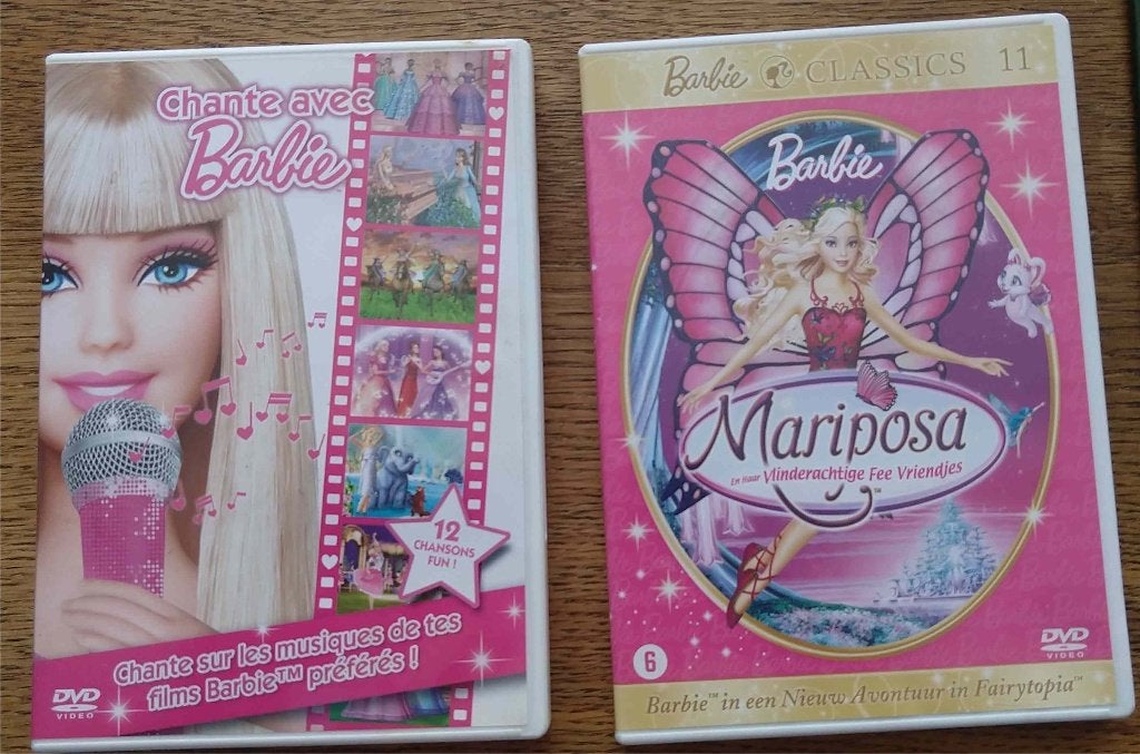 Barbie DVD 's + VHS-video - hoeft niet in 1 koop, Alle leeftijden, Ophalen of Verzenden, Zo goed als nieuw