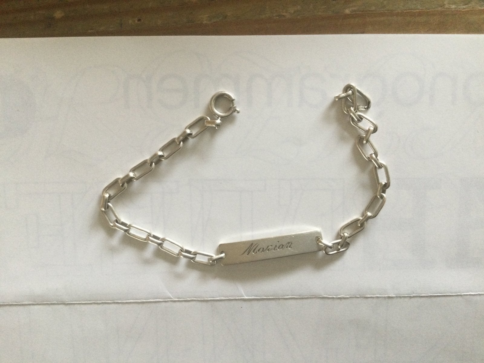Zilveren armbandje.Verzendkosten: € 4,95., Ophalen of Verzenden, Zo goed als nieuw, Zilver
