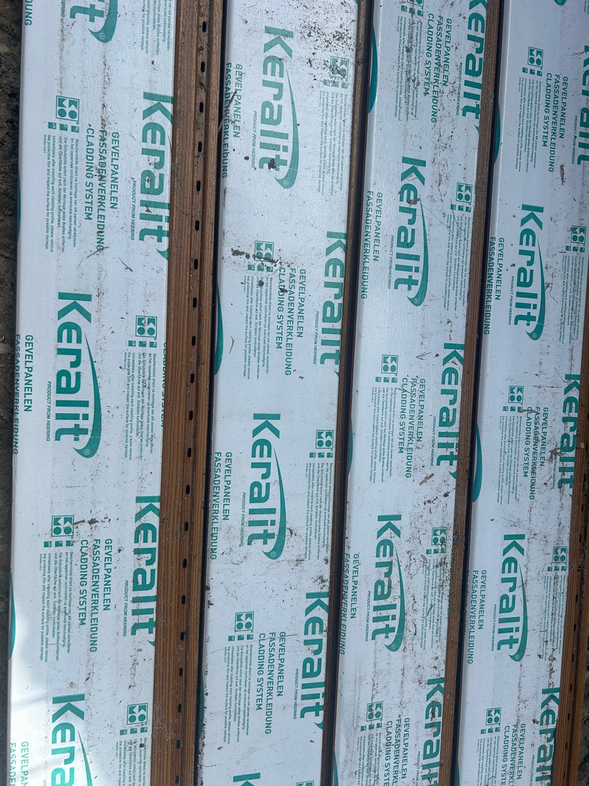 Keralit gevelpanelen - 6 meter, Ophalen of Verzenden, Nieuw, Overige materialen, 20 tot 50 mm