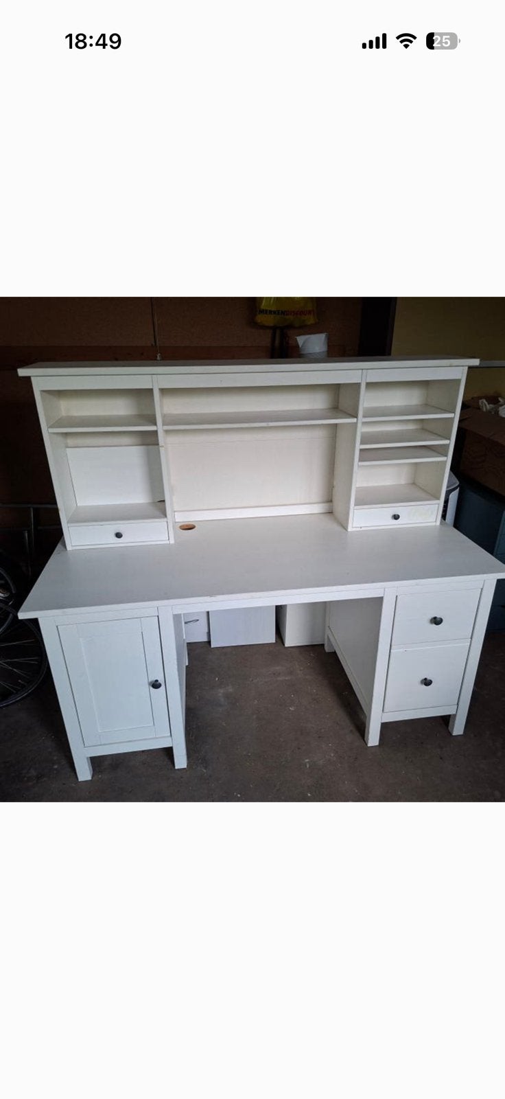 İkea hemnes bureau, Huis en Inrichting, Kasten | Secretaires, Ophalen of Verzenden, Zo goed als nieuw