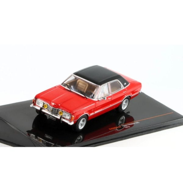 Ford Taunus GXL 1973 Rood Schaal 1/43 Ixo Models, Overige merken, Ixo Models, Auto, Ixo Models
