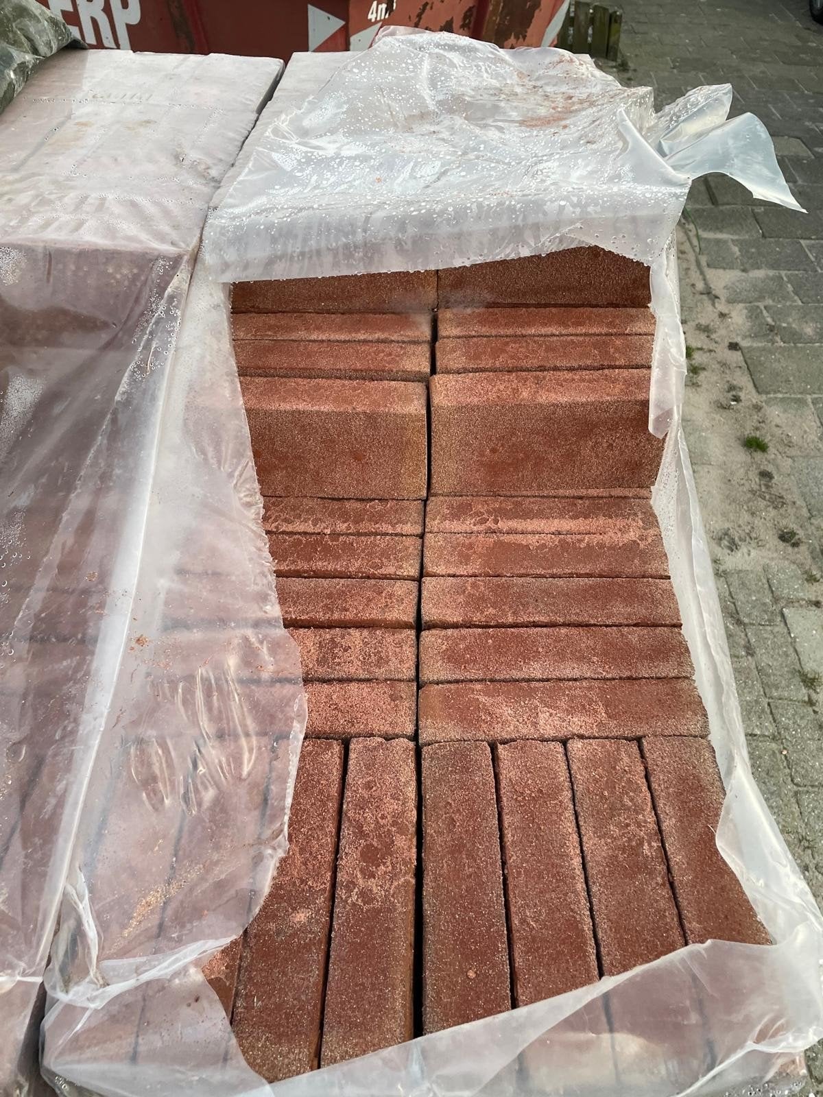 Waalformaat metselstenen rood paars te koop per pak, Ophalen, Nieuw, Bakstenen
