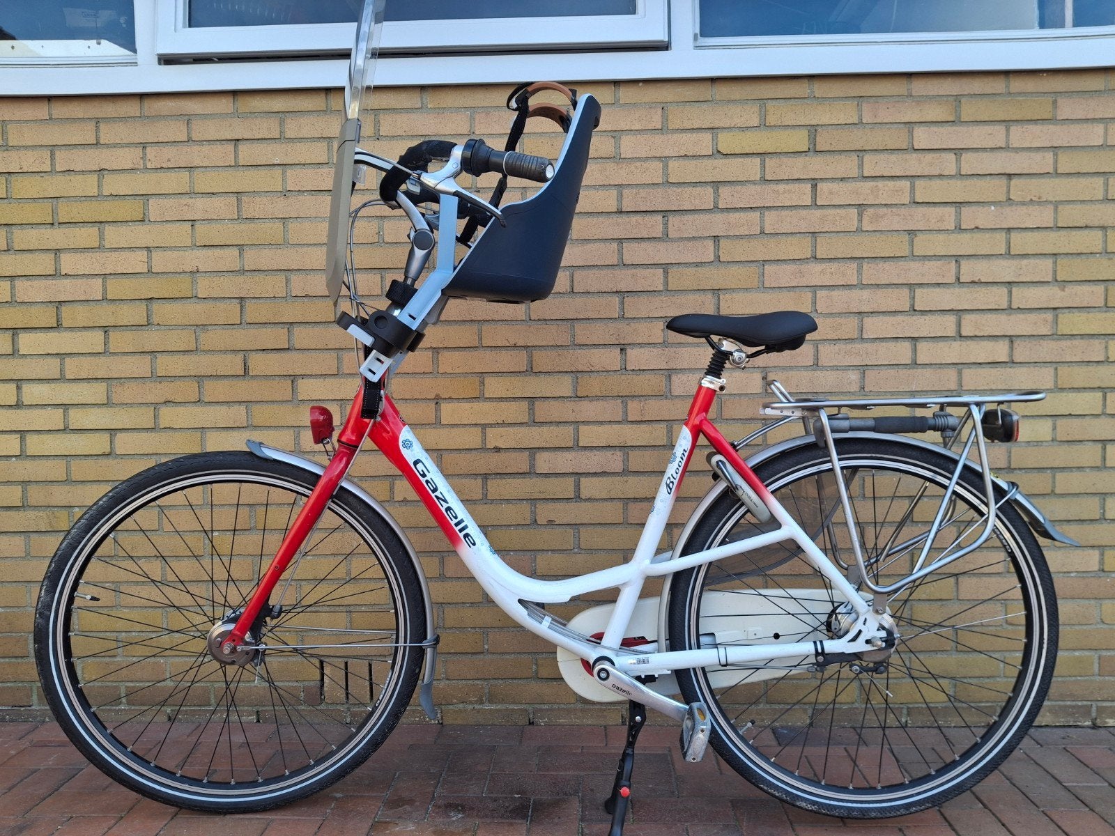 Gazelle Bloom 57 cm 7 speed Bobike mamafiets moederfiets, Ophalen, 56 cm of meer, Zo goed als nieuw, Dubbele standaard