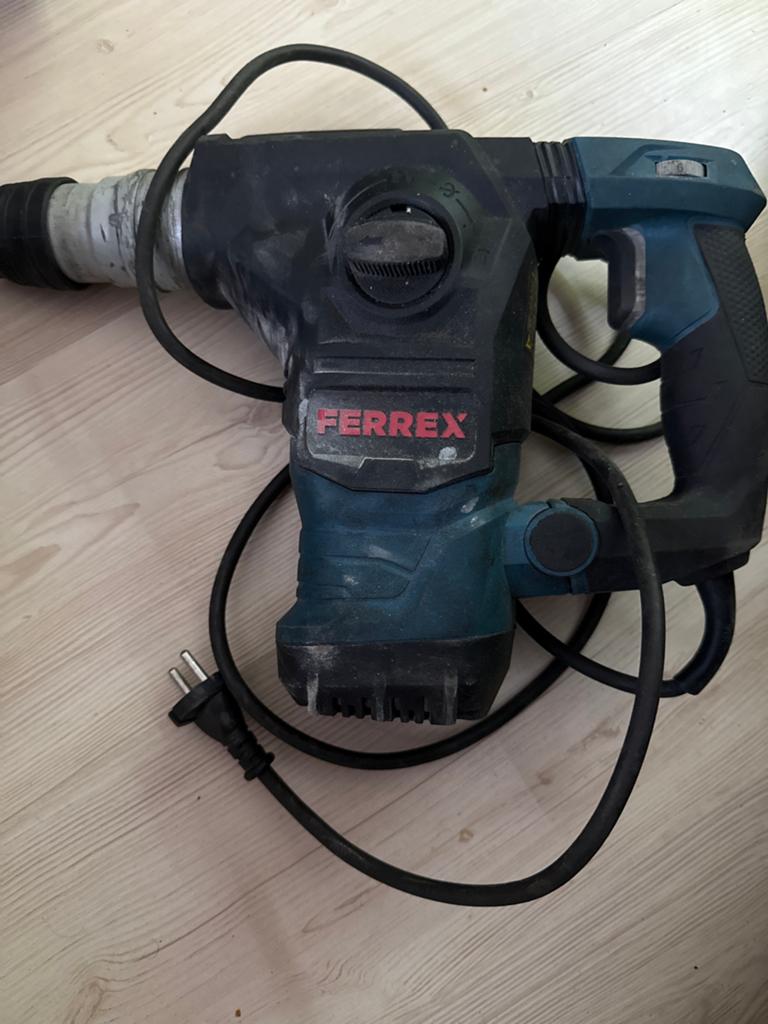 Ferrex Boorhamer FPB 1500 - Krachtige Boor- en Breekhamer, Boor- en/of Breekhamer, Ophalen of Verzenden, Klopboormechanisme, Gebruikt