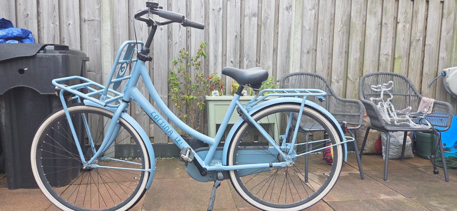 Mooie Cortina fiets. 28 inch, 53 tot 56 cm, Versnellingen, Zo goed als nieuw, Trommelrem