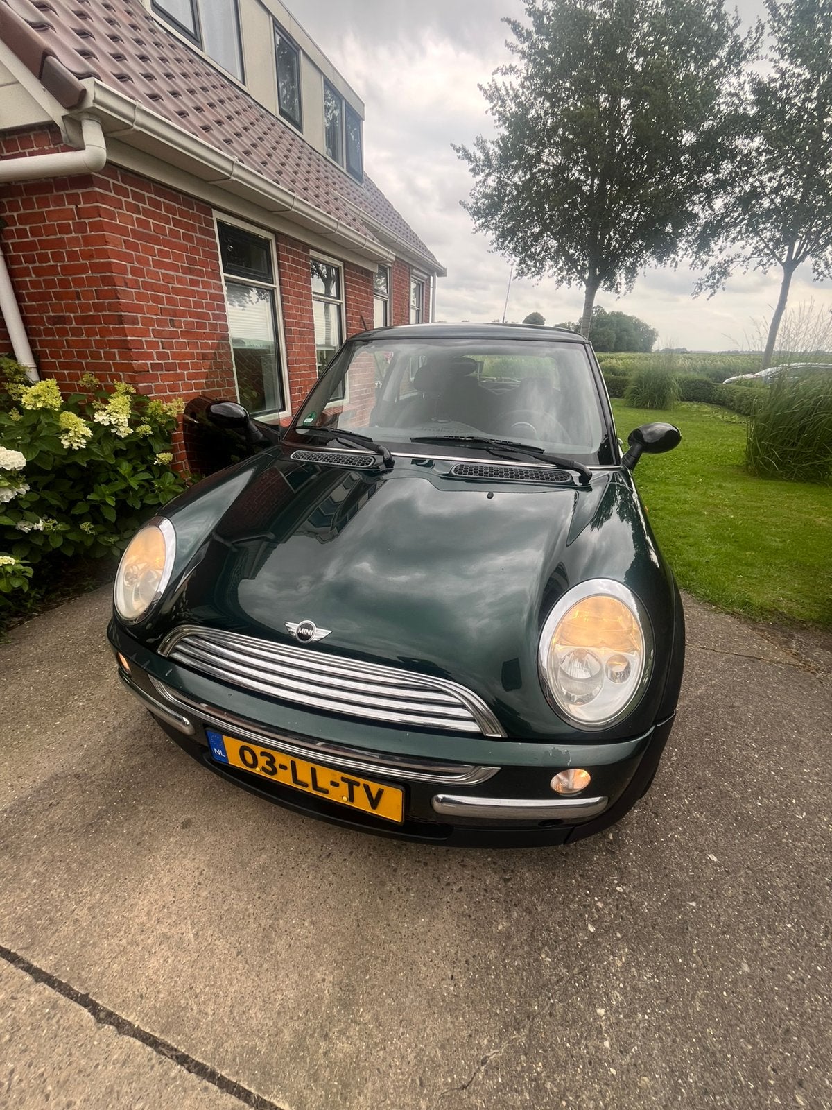 Mini Cooper 1.6 16V  2003 Groen, Auto's, Mini, Voorwielaandrijving, 4 cilinders, 4 stoelen, Origineel Nederlands