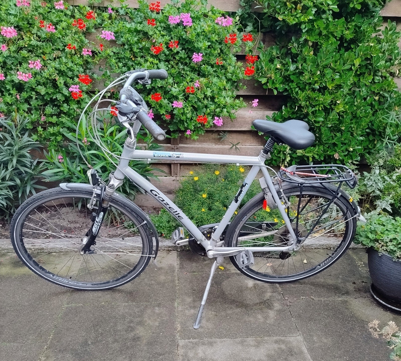 Gazelle Bahia, lichte fiets, fietst goed., Fietsen en Brommers, Ophalen, Gebruikt, Velgrem, Versnellingen