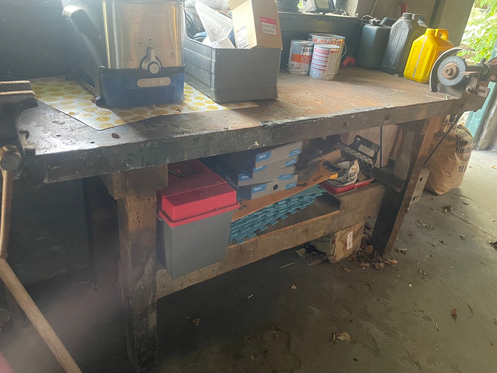 Zware werkbank, Ophalen, Gebruikt, 120 tot 170 cm