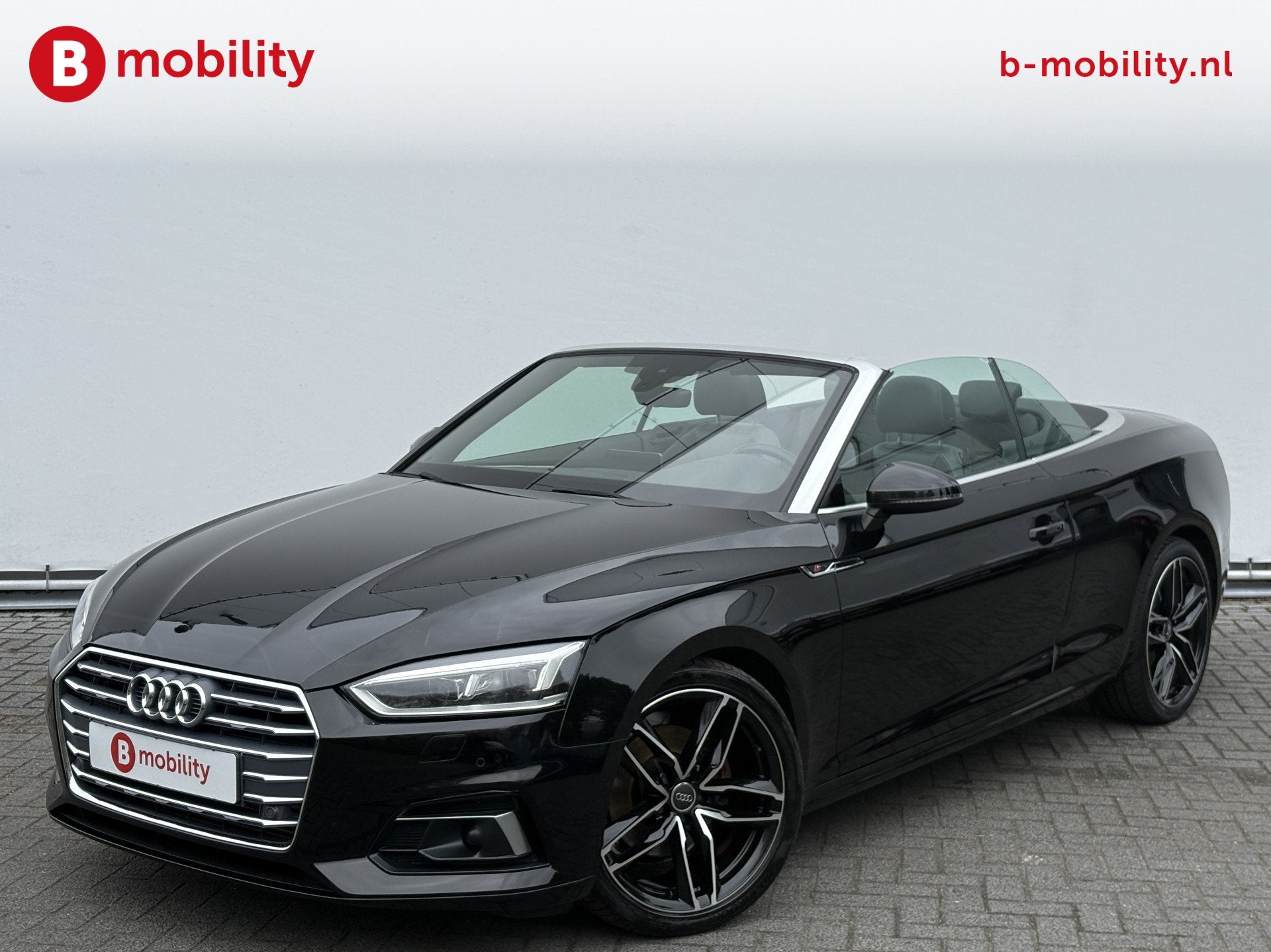Audi A5 Cabriolet 2.0 TFSI S-Line Launch Edition DSG Automaa, Gebruikt, 4 stoelen, Zwart, Bedrijf