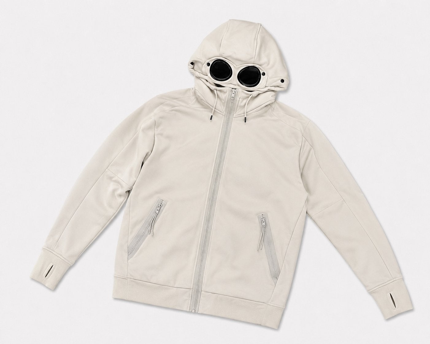 C.P. Company Goggle Vest - Crème, Ophalen of Verzenden, Zo goed als nieuw, Maat 48/50 (M), Beige