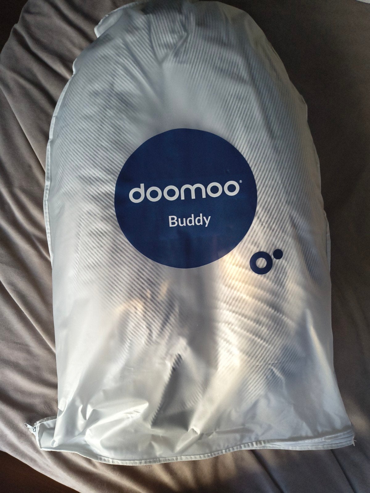 Doomoo Buddy voedingskussen - Grijs gestreept, Ophalen, Zo goed als nieuw, Overige typen