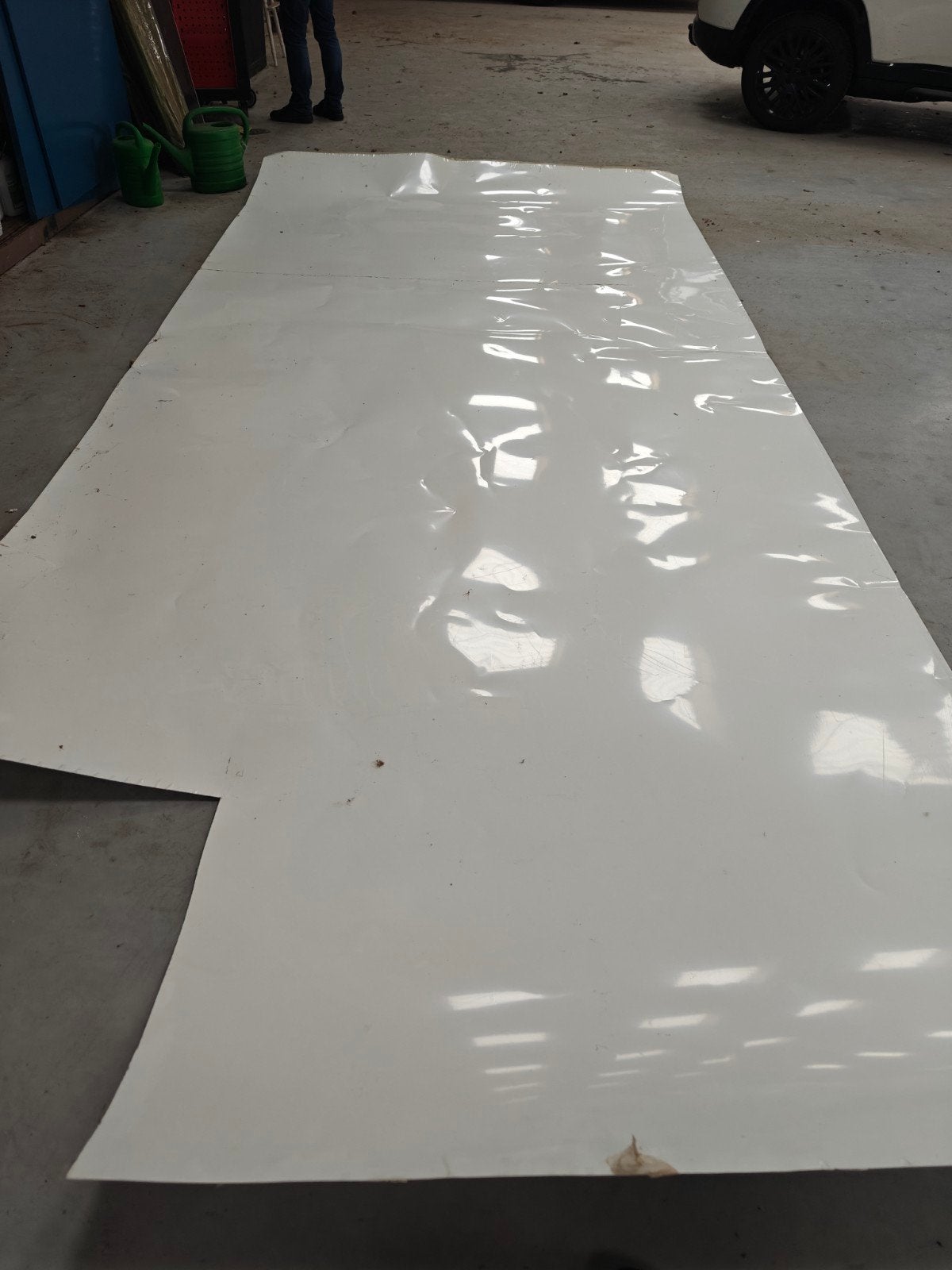 Aluminium plaat/rol - Wit gecoat, Ophalen of Verzenden, Aluminium
