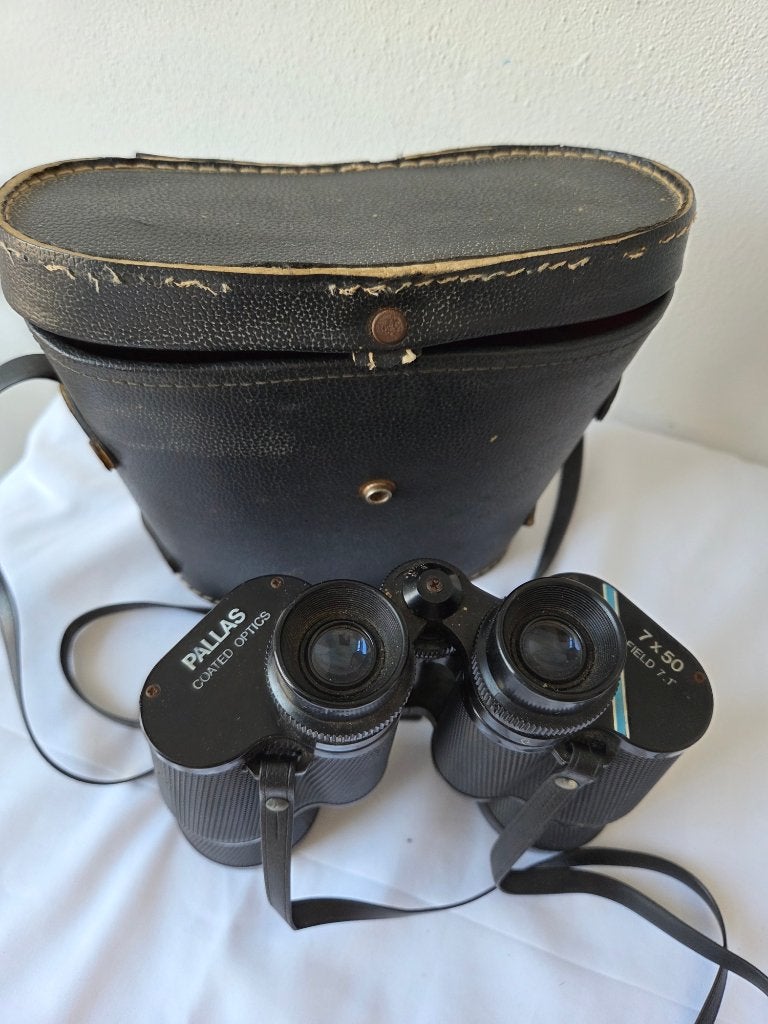 Vintage Pallas 7x50 binoculars, Ophalen of Verzenden, Gebruikt, Minder dan 8x, Overige typen