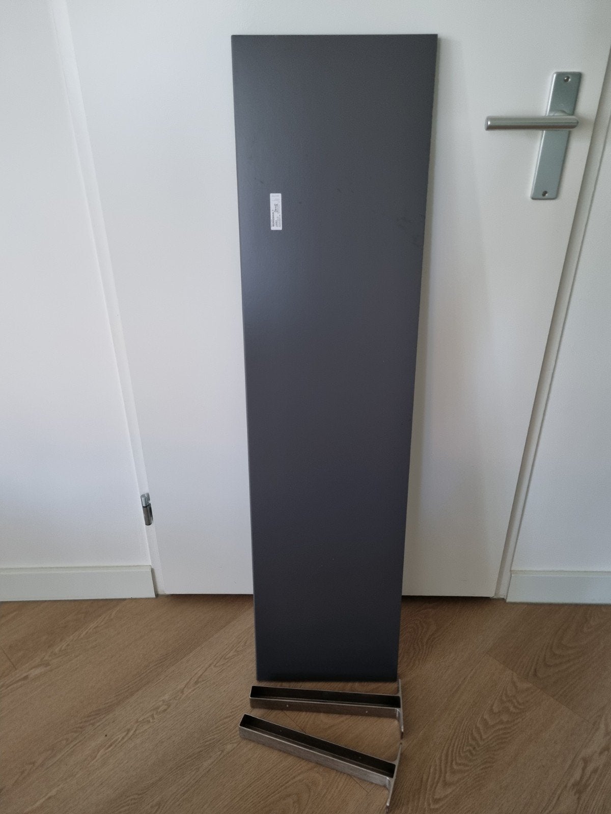 IKEA Bergshult plank antraciet met 2 steunen, Ophalen, Zo goed als nieuw