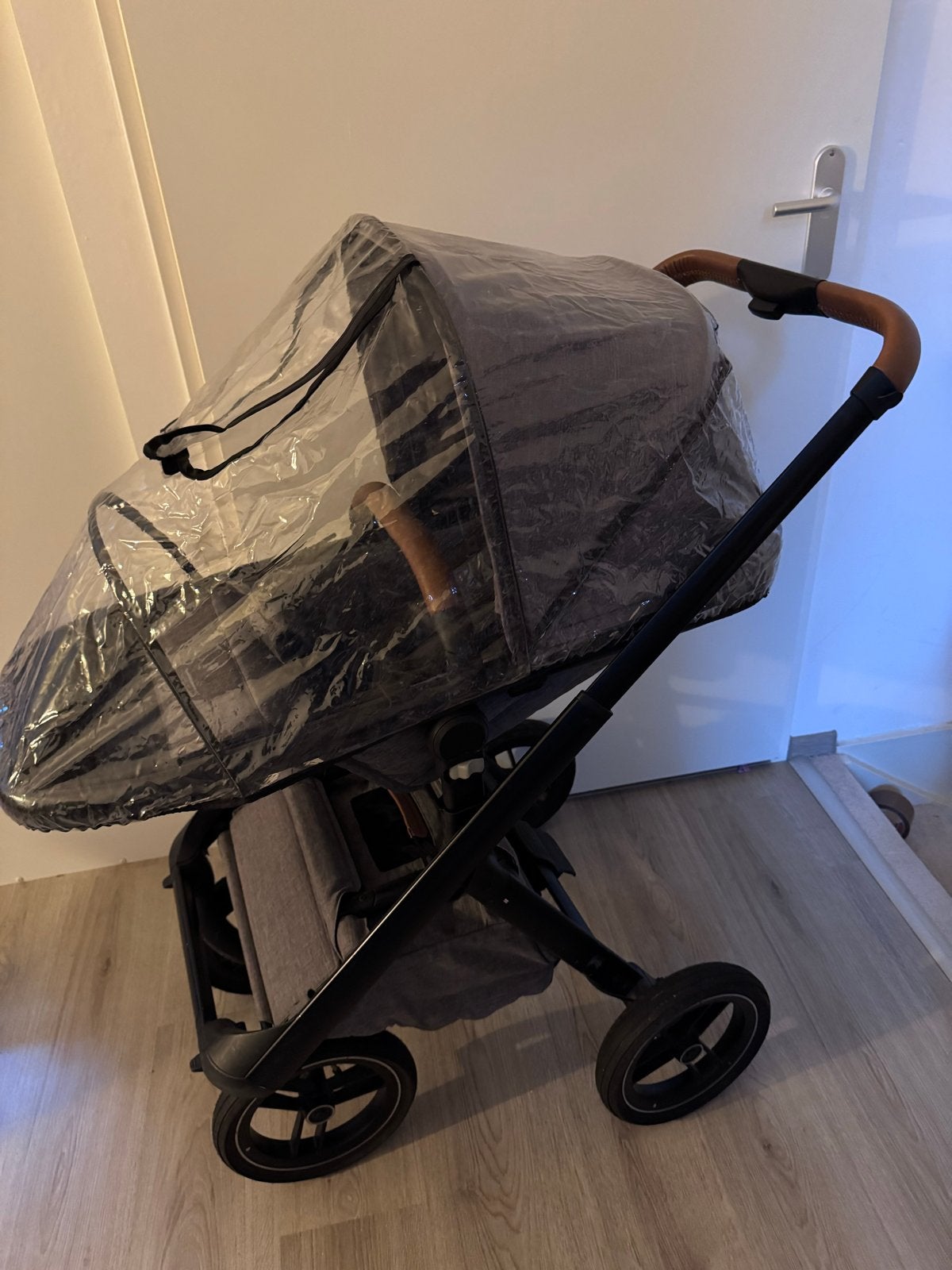 Dubatti kinderwagen met reiswieg en accessoires, Gebruikt, Combiwagen, Verstelbare duwstang, Ophalen