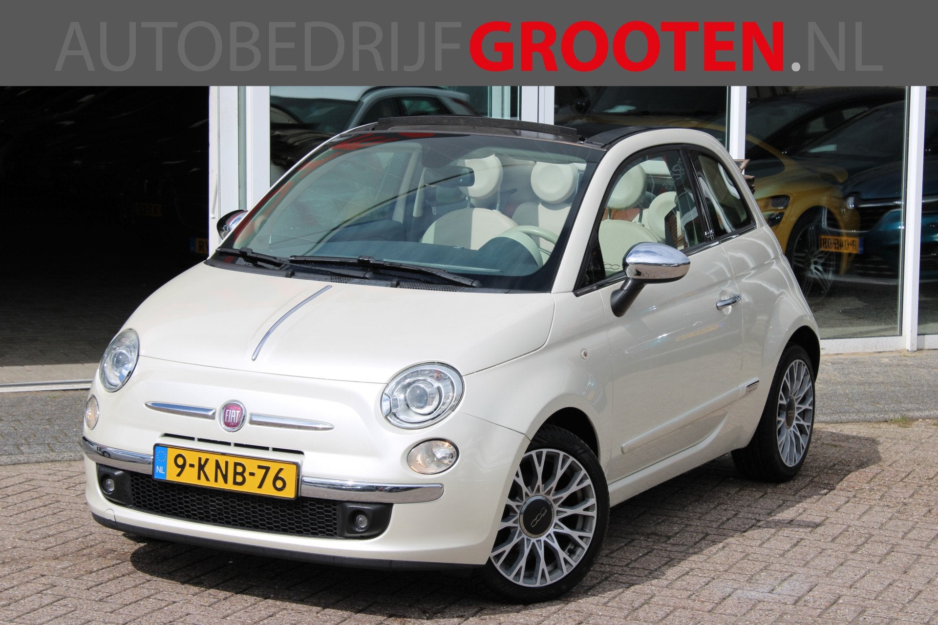 Fiat 500C 0.9 TwinAir Lounge (bj 2013), Auto's, Euro 5, 86 pk, Gebruikt, 31 €/maand