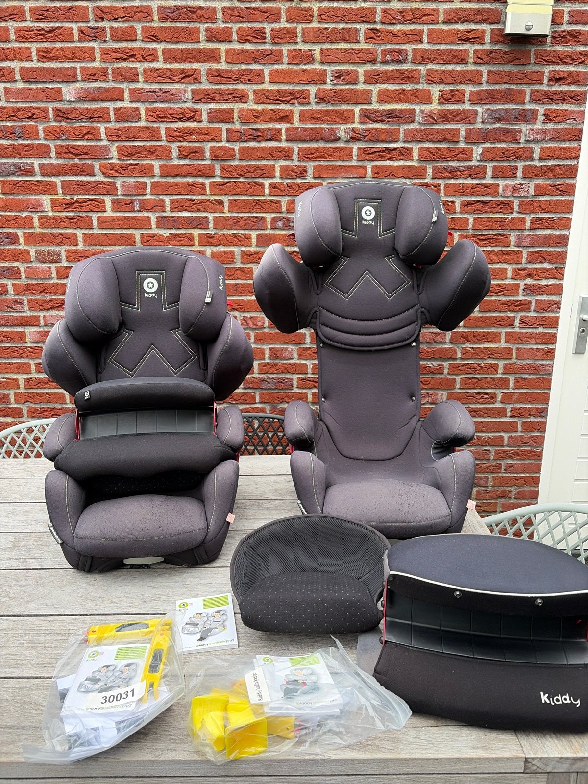 2x Kiddy Guardianfix Pro 2 autostoel met Isofix, Kinderen en Baby's, Autostoeltjes, Autogordel of Isofix, Gebruikt, Verstelbare rugleuning